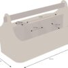 simplywire – Makeup Storage Organiser – Bathroom Caddy – White