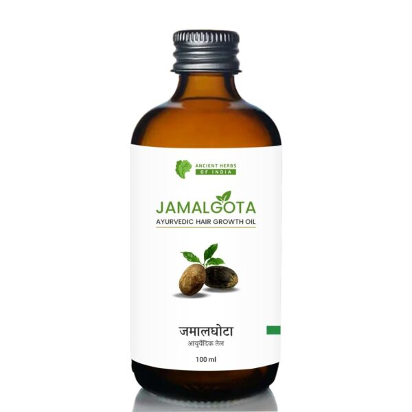 Jamalgota Ayurvedic Hair Growth Oil for Women & Men | Promotes New Hair Growth & Strengthens Hair | With Amla, Camphor Coconut and Bhringraj Oil | Nourishes Scalp & Controls Hair Fall