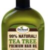 Difeel Premium Natural Hair Oil - Tea Tree Oil, For Itchy Dry Scalp, Pure Herb Formula With Vitamins, Strengthens & Repairs Hair Follicles, Eliminates Itching & Dandruff, For All Hair Types 210 ml