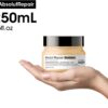 L'Oréal Professionnel Repairing Hair Mask for Damaged and Dry Hair, with Quinoa, Series Expert, Absolut Repair Gold Mask, 250 ml