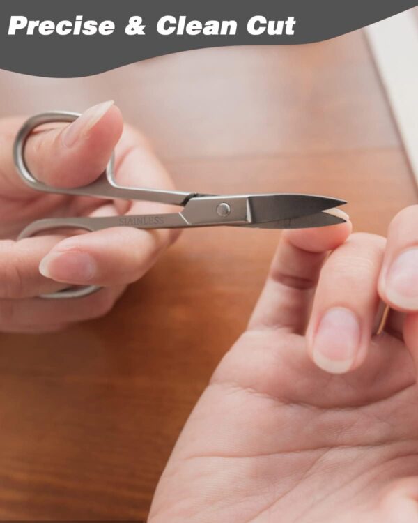 Softale Toenail Clippers Set 7 Pcs Ultra Sharp Curved Blade with Easy Grip Rubber Handle, Podiatrist Large Toe Nails Clippers for Thick & Ingrown Toenails, Premium Nail Treatment Tool Toenail Scissors