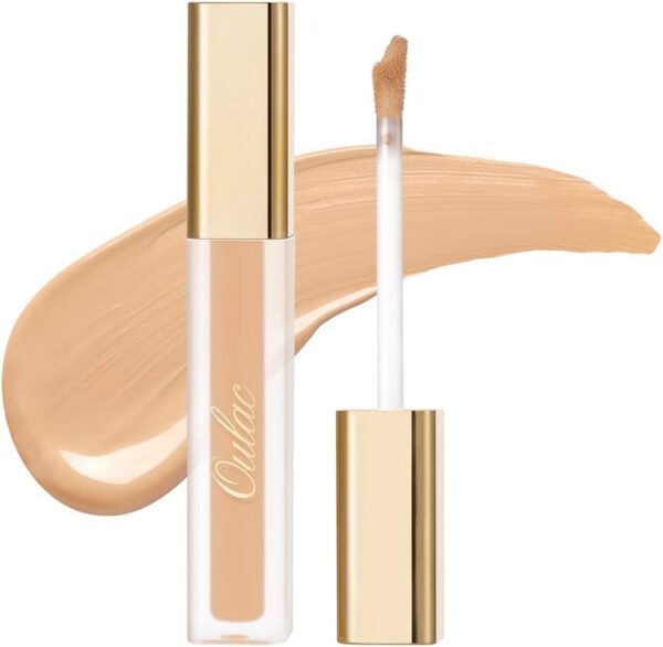 Oulac Concealer Full Coverage, Concealer for Under Eyes, Long Lasting Concealer, Multipurpose Make up Concealer, Moisturising & Hydrating Formula, Shade: W6 Honey 3.8 ml