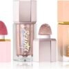 3 Pack Liquid Contour & Highlighter & Blush Makeup Set Long Lasting Natural Weightless Buildable Contouring Bronzer Liquid Blush Stick Beauty Wand Liquid Highlighter Makeup (Set A)