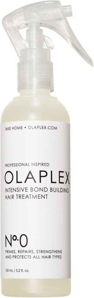 Olaplex No. 0 Intensive Bond Building Hair Treatment, Repairs, Protects, & Strengthens All Hair Types, 155ml
