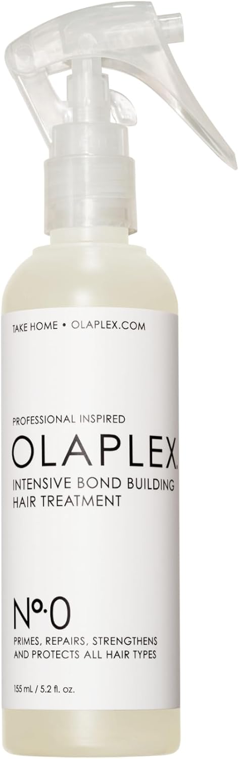 Olaplex No. 0 Intensive Bond Building Hair Treatment, Repairs, Protects, & Strengthens All Hair Types, 155ml
