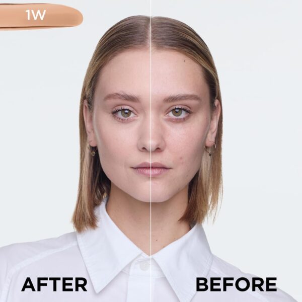 L'Oreal Paris True Match Liquid Foundation, Skincare Infused with Hyaluronic Acid, SPF 16, Available in 40 Shades, 1.W Golden Ivory, 30 ml