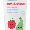 Green People Organic Children Berry Smoothie Shower Gel 200ml | Natural & Organic Body Wash & Bubble Bath for Kids & Toddlers | Gentle on Sensitive Skin| SLS Free & Paraben Free | Vegan, Cruelty Free