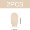 CHAOYUELYF 2 Pack Exfoliating Glove Bath Shower Glove Dead Skin Bath Scrub Mitten for Body Spa Massage Deep Exfoliating Mitt Bath Glove