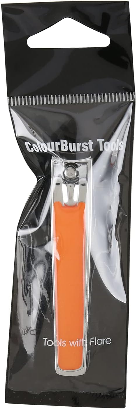 ColourBurst Toenail Clippers – Heavy Duty Toenail Clippers Suitable for Thick Nails. Ideal for Men or Women. (Assortment: Colour May Vary to That Shown in Picture)
