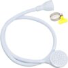 51XyutKidYL._AC_SL1500_.jpg suzmei Sink Single Tap Shower Attachment Head Hose Spray,Bath Single Tap Shower Attachment Push on Rubber Shower Hose for Taps Washing Hand Held Portable Pet Dog/Cat Shower Hair Washing for Bath
