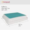Homecraft Savanah Modular Bath Step, Aid for Getting Into and Out of Bath or Shower, Textured Slip Resistance Step, Stackable for Customer Height, Adjustability