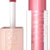 Maybelline New York Lifter Gloss, Plumping & Hydrating Lip Gloss with Hyaluronic Acid, 5.4 ml, Shade: 005, Petal