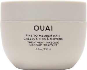 OUAI Fine to Medium Hair Treatment Masque - Hair Mask for Hair Repair, Hydration and Shine - With Shea Butter, Keratin and Panthenol - Paraben, Phthalate and Sulfate Free Hair Care - 236ml