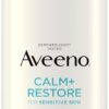 Aveeno CALM+RESTORE Re-Hydrating Night Cream (1 x 50ml), Fragrance-Free Face Care, Intensely Nourishes with Shea Butter & Prebiotic Oat, Suitable for Sensitive Skin