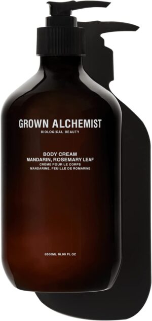 Grown Alchemist Restorative Body Cream - Mandarin, Rosemary Leaf, Bioactive Natural Body Skin Care - Deeply Hydrating Moisturiser, Sooth Dry Skin, Firming, Skin Tightening Cream Body Lotion 500 ml
