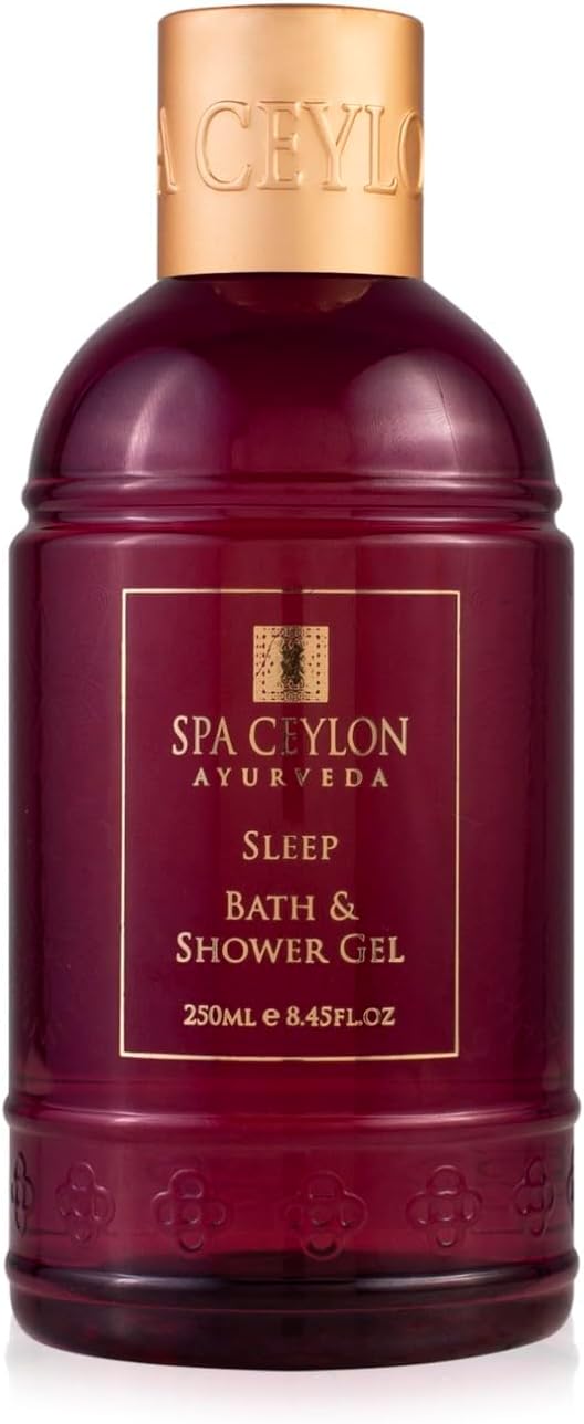 SPA CEYLON SLEEP Bath & Shower Gel | Lavender Body Cleanser | Mild Cleansing Formula | Calming & Relaxing | Nourishes Skin | 100% Vegetarian | Suitable for all skin types