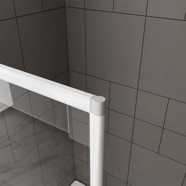 700x1400mm Pivot Shower Bath Screen 1 Fold Folding Bath Shower Screen
