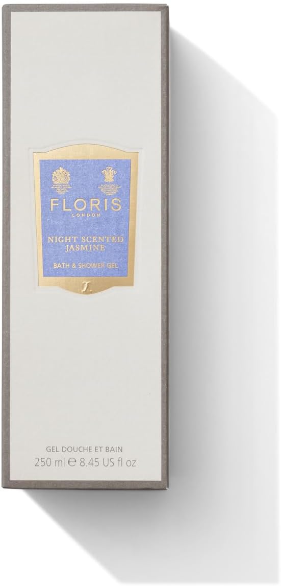 Floris London Night Scented Jasmine Moisturising Bath and Shower Gel 250 ml