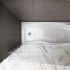 700x1400mm Pivot Shower Bath Screen 1 Fold Folding Bath Shower Screen