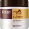 Karseell Collagen Hair Mask Maca Power Deep Repair Conditioning Argan Oil Collagen Hair Mask Essence for Dry Damaged Hair All Hair Types 16.90 oz 500ml