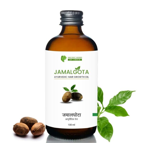 Jamalgota Ayurvedic Hair Growth Oil for Women & Men | Promotes New Hair Growth & Strengthens Hair | With Amla, Camphor Coconut and Bhringraj Oil | Nourishes Scalp & Controls Hair Fall