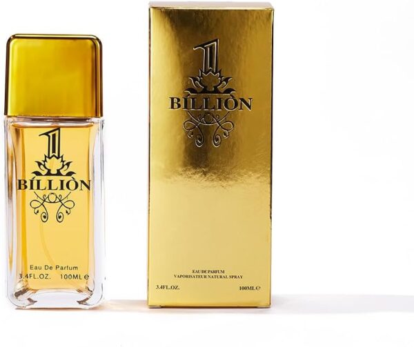 1 Billion100 ml Men fragrance- inspired alternative perfume for men - Eau De Parfume - white wood, patchouli and amber. Mint, light leather.