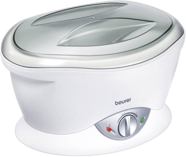 Beurer MP70 Paraffin Wax Bath | For supple & soft skin on your hands, feet and elbows | Promotes deeper absorption of moisture and nutrients| Includes 2 x 450g of scented paraffin wax + plastic foils