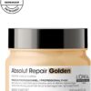 L'Oréal Professionnel Repairing Hair Mask for Damaged and Dry Hair, with Quinoa, Series Expert, Absolut Repair Gold Mask, 250 ml