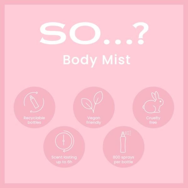 So…? Summer Escapes Womens Mykonos Nights Body Mist Fragrance Spray 200ml