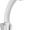 Croydex Secura Shower Head and Hose for Taps, 1750mm Hose Length, Suitable for High and Low Pressure Systems, Tap Shower Attachment, Compatible with Most Round or Oval Basin Taps, White