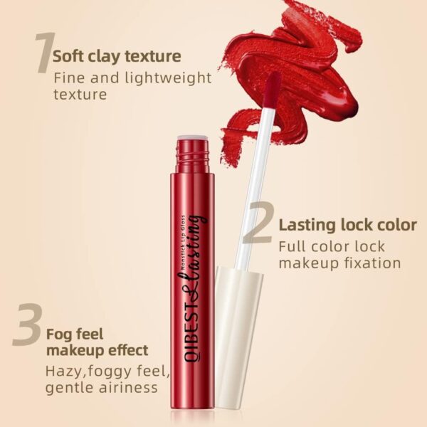 HQDA 12 Colors Matte Liquid Lipstick Set Velvety Lip Gloss Lip Kit Waterproof Long Lasting Wear Durable Nude Lip Gloss Beauty Cosmetics Gift Box Set (Set A), Pack Of 1