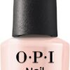 OPI Nail Envy Nail Polish, Strong Nail Strengthener Treatment For Strong Nails, Vegan Nail Repair and Strenght for Damaged Nails, Pink Nail Polish Bubble Bath 15ml