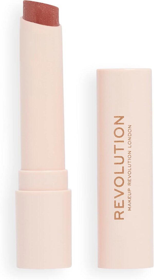 Revolution Beauty London, Pout Balm, Plumping Lip Hydrating, Mocha Shine, 2.5g