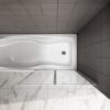 800x1400mm Pivot Shower Bath Screen 2 Fold Folding Bath Shower Screen
