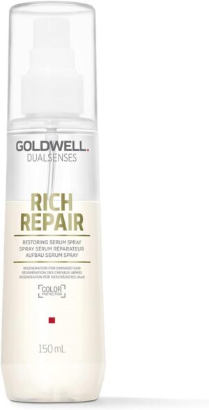 Goldwell Dualsenses Rich Repair Restoring Serum Spray, for Dry to Damaged Hair, 150ml