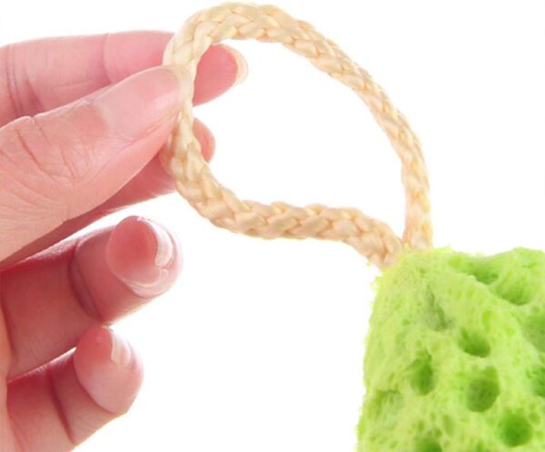 Body Bath Sponge,3 Pack Natural Fiber Soft Body Bath Sponge Honeycomb Texture Gentle Soothing Exfoliating Cleansing Body Shower Loofahs for Adults Kids Daily Care Bathroom Supplies