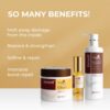 Karseell Maca Essence Moisturizing Repair Set: Collagen Hair Mask 500ml, Shampoo 500ml & Maca Essence Oil 50ml - Argan Oil Treatment for Dry Damaged Hair, All Types