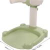 Baby Hug Bath Tower, Non Slip Toddler Shower Stand Support, Adjustable Baby Shower Stand for Bathroom, with Silicone Material (Green)