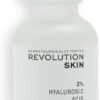 Revolution Beauty London Skincare Hyaluronic Acid Serum, Plumps, Softens and Hydrates Skin, 2% Solution, Lightweight Face Fragrance Free, 30 ml