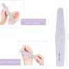 7 Pcs Nail File Set, Nail Files Professional, Nail Files 100/180 Grit, Nail File and Buffer Set, Acrylic Nail File, Nail Polish Gel Remover Tools Kit, with Cuticle Pusher and Cuticle Remover