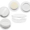 SelfTek Empty Foundation Puff Box Air Cushion Container for DIY BB/CC Cream Liquid Foundation with Mirror and Sponge Puff