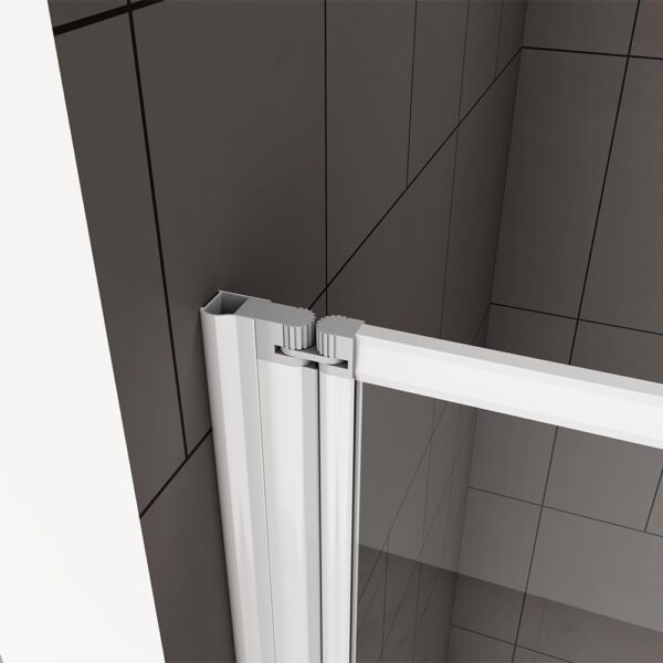 700x1400mm Pivot Shower Bath Screen 1 Fold Folding Bath Shower Screen