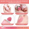LOPHE Liquid Blush for Cheeks, Soft Cream Liquid Blush Stick With Fine Glitter, Natural-Looking Face Cheek Tint Blush Makeup, Long Lasting Blendable Lightweight Moisturizing Beauty Makeup for Cheeks