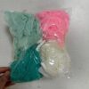 YUEMING 5 pcs Mesh Pouf Bath Sponge, Bath Sponge Shower Loofahs Balls, Mesh Loofah Body Exfoliating Shower Ball Shower Sponge for Women and Men(Random Color