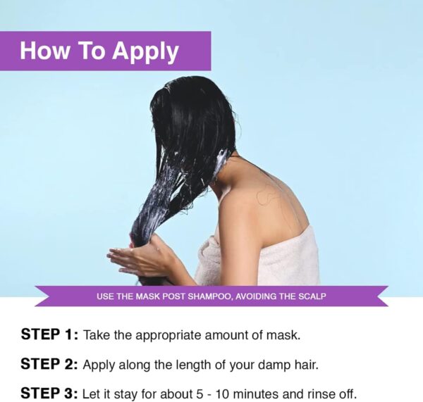Bare Anatomy Ultra Smoothing Hair Mask Deep Conditioning with Carbohydrate Complex & Niacinamide | For Dry & Frizzy Hair | Sulphate & Paraben Free | For Women & Men | 250 Gm
