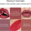 6 Pcs Matte Liquid Lipstick Set Nude Lip Gloss Non-Stick Cup Not Fade Waterproof Long Lasting Lip Sticks Gift For Make Up Women (Set B)