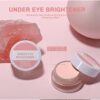 2 PCS Under Eye Brightener Concealer, Korean Makeup Eye Colour Corrector for Dark Circles, Instant-Anti Aging Eye Concealer