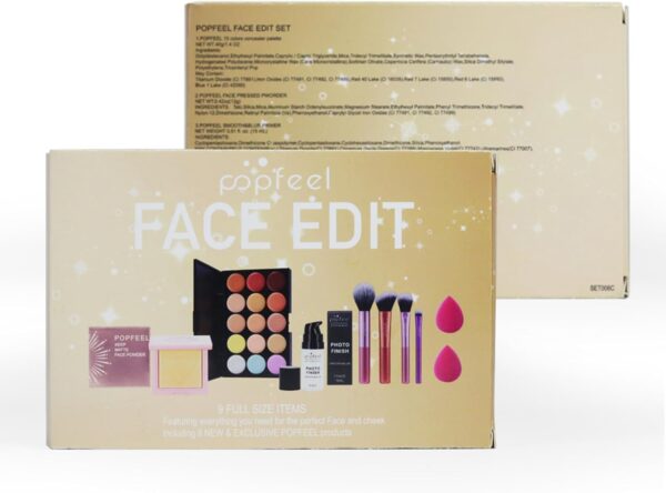 FantasyDay All-in-one Makeup Gift Sets | Full Make up Kit for Women Girls Xmas Essential Bundle Include Eyeshadow Palette Lipstick Blush Concealer Face Powder Eyeliner Lipgloss Mascara Eyebrow Pencil