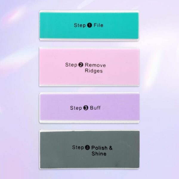 12Pcs Nail Buffer Block, 4-Way Sponge Buffer Block Professional Manicure Tools Kit for Shine Polisher Nail Buffing Rectangular Art Care Buffer Block Tools for Smooth Glossy Nails