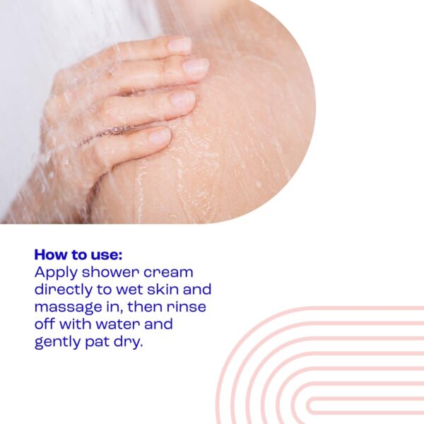 E45 Shower Cream for Dry, Sensitive, and Itchy Skin - Moisturising Body Wash for Men and Women - Helps Maintain Skin pH - Suitable for Eczema and Dermatologically Tested - 200 ml